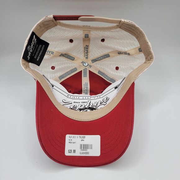 Zephyr Alabama Crimson Tide Mens Womens Trucker Hat Mesh Back Snapback SEC NCAA - Picture 7 of 11